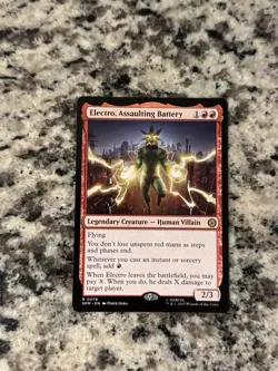 Electro, Assaulting Battery Marvel's Spider-Man Regular MTG Near Mint NM - Image 1