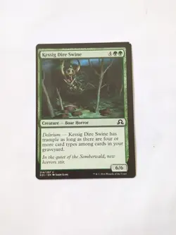 MISPRINT | MISCUT MTG - Kessig Dire Swine - Creature Green Common - SOI 214/297 - Image 1