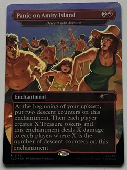 MTG Secret Lair Drop Descent into Avernus Enchantment RARE FOIL #2176 - Image 1