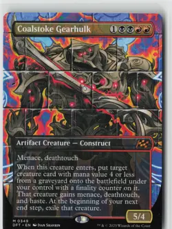 Coalstoke Gearhulk (Borderless) M Aetherdrift 349 NM - Image 1