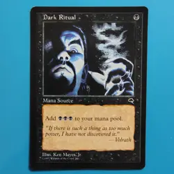 Dark Ritual Magic the Gathering MTG Tempest Authentic PL Commander EDH - Image 1