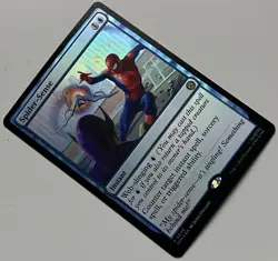 MTG Marvel’s Spider-Man Spider-Sense Instant RARE FOIL #0046 - Image 2