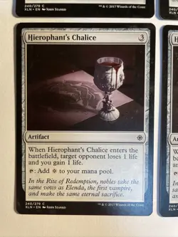 4x Mtg Ixalan Hierophant’s Chalice NM Magic The Gathering - Image 2