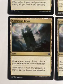 4x Mtg Commander Legends Command Tower NM/M Magic The Gathering - Image 2