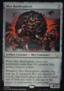 Myr Battlesphere - Commander: March of the Machine: #366, MTG Nm R212 - Image 1