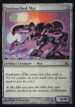 Suntouched Myr - Fifth Dawn: #160, Magic: The Gathering Lp R209 - Image 1