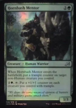 Hornbash Mentor - Ikoria: Lair of Behemoths: #159, MTG - Foil Lp R249 - Image 1
