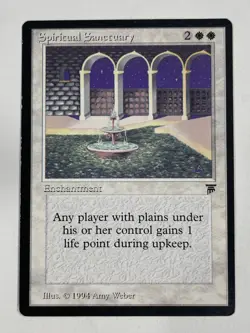 Spiritual Sanctuary Legends MP Moderate Play MTG Magic The Gathering A - Image 1
