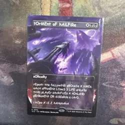 MTG: Secret Lair Drop Series: tOrMEnt oF hAiLFiRe: NM SLD 9992 - Image 1
