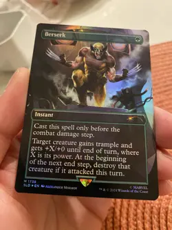 Berserk | (1738) | NM FOIL | Secret Lair x MARVEL Wolverine | MTG - Image 3