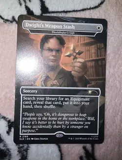 MTG - SLD - Dwight's Weapon Stash, Steelshaper's Gift #2166 - Regular Near Mint - Image 1
