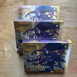 Magic The Gathering Dominaria United Collector Omega Booster Boxes.3 Boxes/packs - Image 1