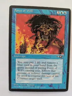 Force of Will Alliances MTG Exc Free shipping with tracking - Image 1