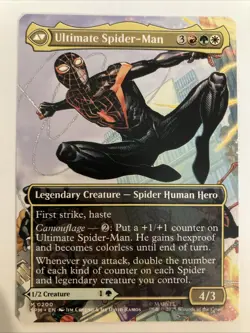Miles Morales (Borderless) (M) #200 Marvel's Spider-Man Regular MTG NM - Image 2