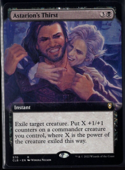 Astarion's Thirst 570 Extended Art Rare Non Foil Baldur's Gate Magic TCG NM - Image 1