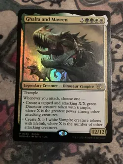 MTG Foil Ghalta And Mavren March Of The Machines Promo 0386 Regular Rare - Image 1