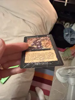 Yawgmoth's Will Urza's Saga - Signed- Good Condition But Signed! Depend On Buyer - Image 1