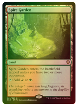 Spire Garden - FOIL - NM MTG CLB - Battle for Baldur's Gate 361/361 Rare - Image 1
