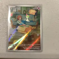Pokemon Ralts Illustration Rare Full Art Holo 211/198 SV01 Scarlet & Violet - Image 1