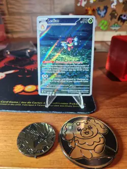 Pokemon TCG Stellar Crown Ledian 144/142 Illustration Rare IR Holo Card - Image 1