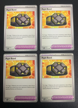 4x Rigid Band 165/165 x4 Pokemon 151 Pokemon TCG Playset NM - Image 1