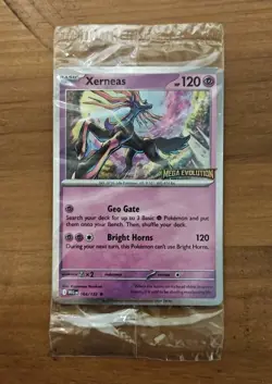 Pokemon TCG - Xerneas 064/132 - Mega Evolution ✅ Stamped ✅ New Sealed - Promo ✅ - Image 1