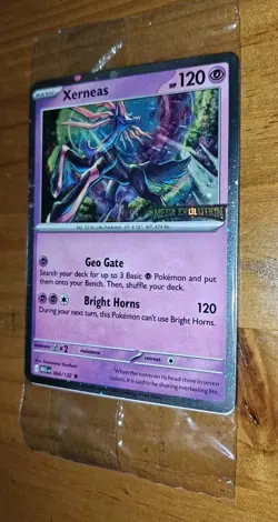 Pokemon TCG - Xerneas 064/132 - Mega Evolution ✅ Stamped ✅ New Sealed - Promo ✅ - Image 3