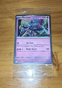 Pokemon TCG - Xerneas 064/132 - Mega Evolution ✅ Stamped ✅ New Sealed - Promo ✅ - Image 5