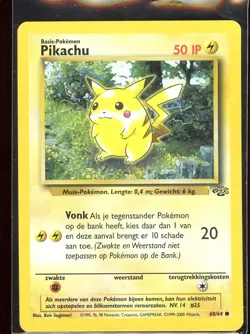 Pikachu 60/64 Jungle Unlimited Ex Dutch Pokemon - Image 1