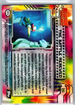 1999 Topps Pokemon Mewtwo Strike Back FOIL # 32 THE BATTLE RENEWED - Image 2