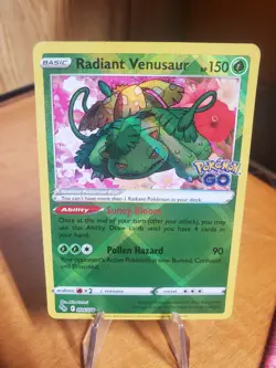 Radiant Venusaur 004/078 Pokemon GO Holo - Image 1