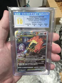 CGC 10 PERFECT - Charizard And Mewtwo Japanese Pokemon VSTAR Universe - Image 1
