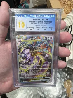 CGC 10 PERFECT - Charizard And Mewtwo Japanese Pokemon VSTAR Universe - Image 3