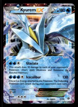 Pokemon Kyurem EX XY - Ancient Origins Ultra Rare #25/98 ESE - Image 1