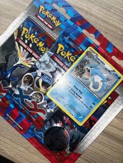 Pokemon XY Gyarados Blister 3-Pack Sealed - Image 1