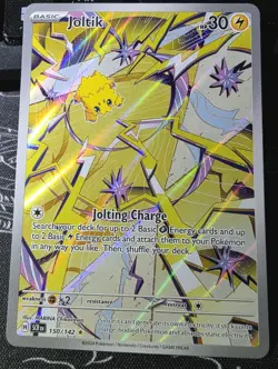 Joltik 2024 Pokemon Stellar Crown 150/142 Illustration Rare NM/M - Image 1