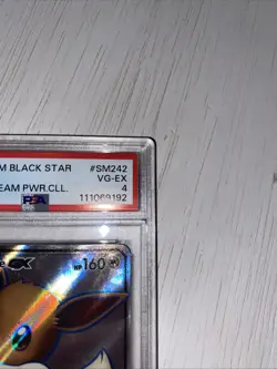 2020 POKEMON SM BLACK STAR PROMO TAG TEAM POWERS COLLECTION EEVEE GX PSA 4 - Image 3