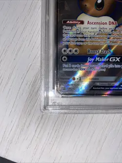 2020 POKEMON SM BLACK STAR PROMO TAG TEAM POWERS COLLECTION EEVEE GX PSA 4 - Image 5
