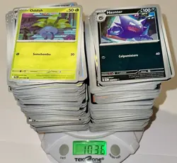 LOTTO 1KG DI CARTE POKEMON SET FIAMME SPETTRALI IN ITALIANO NUOVE CON 10% FOIL - Image 1