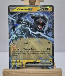 Pokemon TCG Black Bolt Zekrom EX 34/86 - Image 1