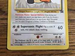 Pokemon Wotc Black Star Promo # 5 Movie Promo DRAGONITE **not played** - Image 3