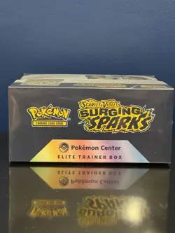Surging Sparks ETB Pokemon Center Elite Trainer Box - SEALED - Image 5