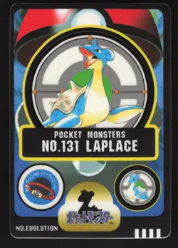 Lapras 131 Japanese Pokemon Carddass Sealdass - Image 1