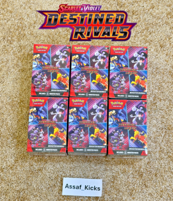 Pokemon TCG Destined Rivals Booster Bundle Factory Sealed - Lot of 6 - Image 1
