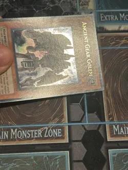 Yugioh TCG Ancient Gear Golem TLM-EN006 Unlimited Ultra Rare Moderately Played - Image 3
