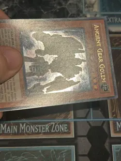 Yugioh TCG Ancient Gear Golem TLM-EN006 Unlimited Ultra Rare Moderately Played - Image 4