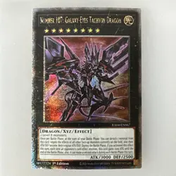 Yugioh! Number 107: Galaxy-Eyes Tachyon Dragon - RA04-EN067 - Quarter Century Se - Image 1