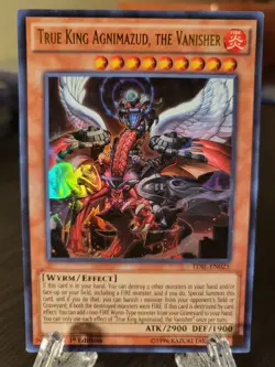 True King Agnimazud, the Vanisher The Dark Illusion TDIL-EN025 1st Ed Yugioh - Image 1