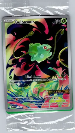 Bulbasaur - (Mega Evolution Stamped) 133/132 - Pokemon Card - Sealed - Image 1