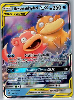 Slowpoke & Psyduck GX 35/236 SM - Unified Minds - Pokemon Card - NM - Image 1